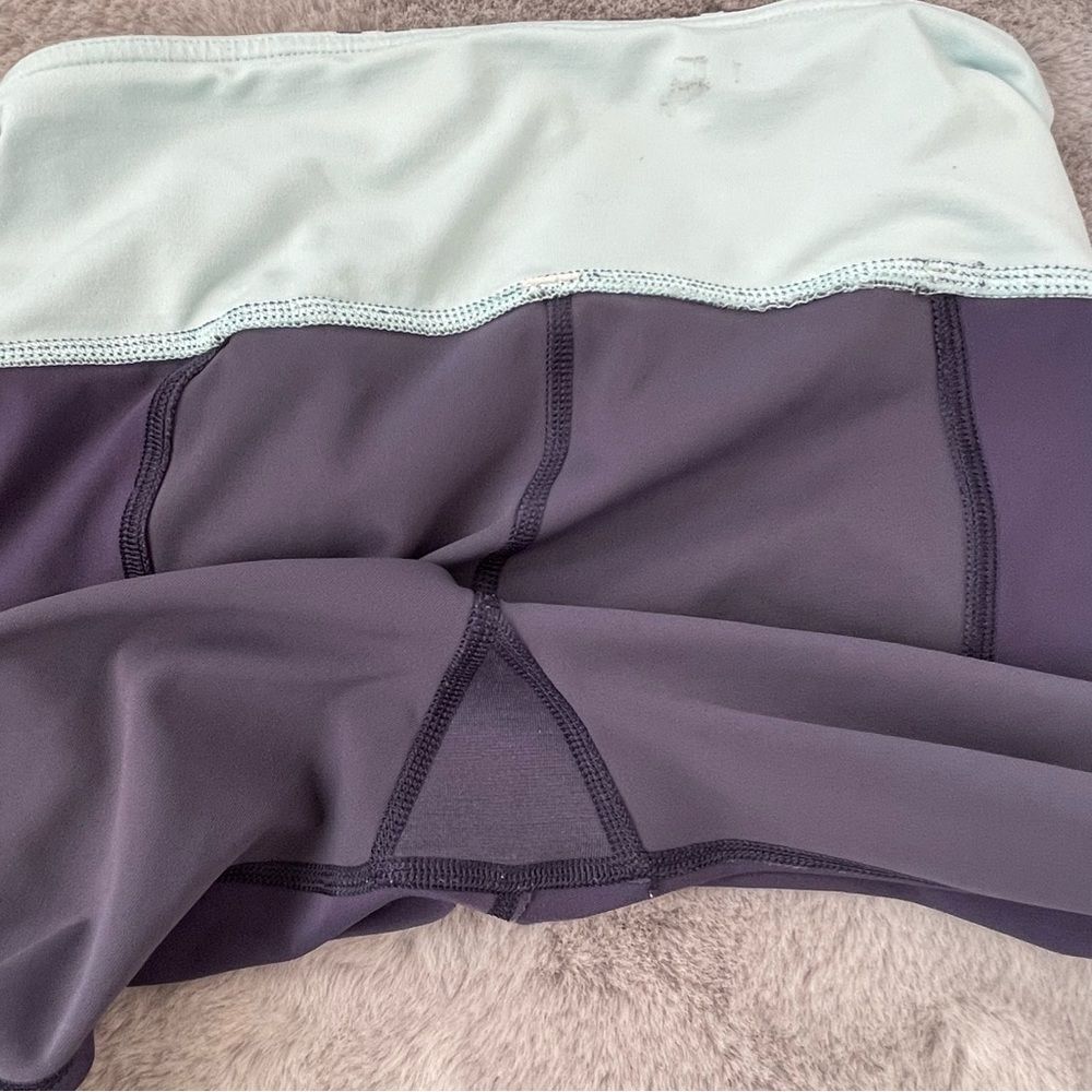 Lululemon Womens Size 4 Blue Run A Marathon II Cropped Legging - Picture 6 of 16